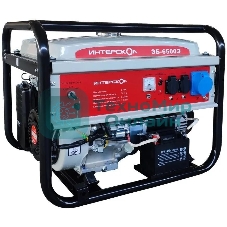 Электрогенератор бензиновый Интерскол ЭБ-6500Э, 5.5 кВт, 90 дБ, 93 кг