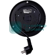 Чайник электрический Hyundai HYK-G7700 2.5 л, 2200 Вт, кремовый/черный корпус: стекло