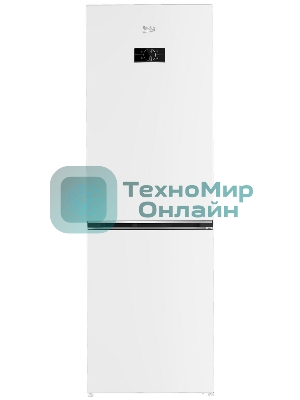 Холодильник Beko B3DRCNK402HW белый двухкамерный 257/100л морозилка снизу, No Frost