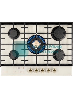 Варочная поверхность HIBERG VM 7155 Y, бежевый