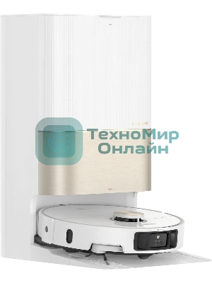 Робот-пылесос DREAME X40 Ultra Complete, 200Вт, белый/золотистый