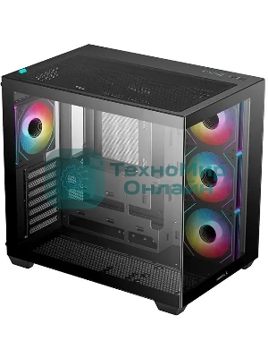 Компьютерный корпус Deepcool CG530 4F черный без БП ATX 2x120мм 2x140мм 2xUSB 2.0 1xUSB 3.0 audio bott PSU