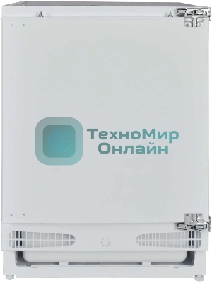 Встраиваемый холодильник Korting KSI 8181, белый однокамерный 133л, морозилка отсутствует, капельное