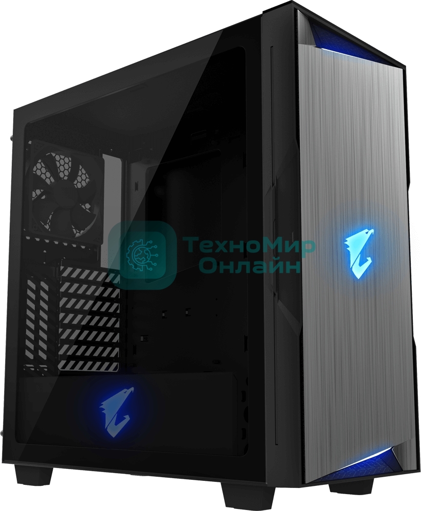 Компьютерный корпус GIGABYTE AORUS C300 GLASS MidiTower без Б/П ATX MicroATX MiniITX Цвет черный Gb-AC300G