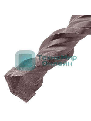 Бур по бетону Denzel двойная спираль, Cobalt W-tip, 16x310 мм, SDS PLUS