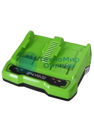 Зарядное устройство Greenworks G24X2UC2, 24V (2931907)