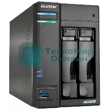 Сетевой накопитель ASUSTOR AS6702T/2BAY/EU/4GD4 (90IX01N1-BW3S20)