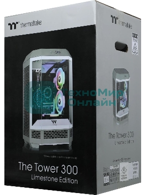 Компьютерный корпус Thermaltake The Tower 300 серый, Micro-Tower, без БП, CA-1Y4-00SIWN-00