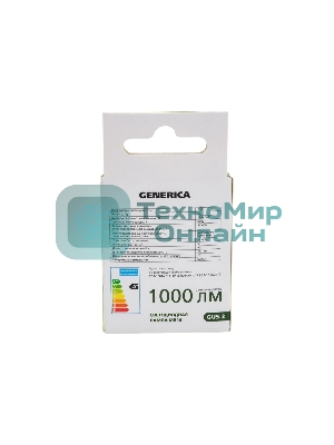 Лампа светодиодная GENERICA LL-MR16-10-230-65-GU5-G MR16 10 Вт софит 6500К GU5.3 230В