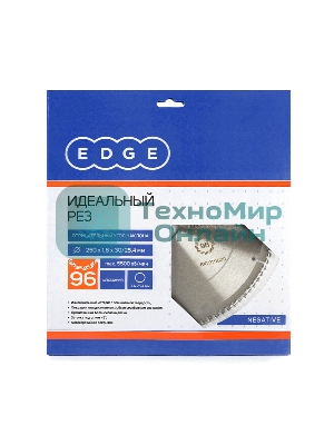 Диск EDGE by PATRIOT пильный по алюминию 250х96х30/25,4 negative