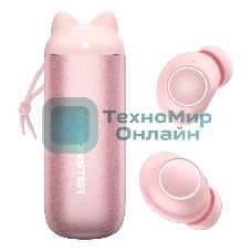 Наушники TWS MONSTER Melody розовый, внутриканальные, Bluetooth, до 5 ч