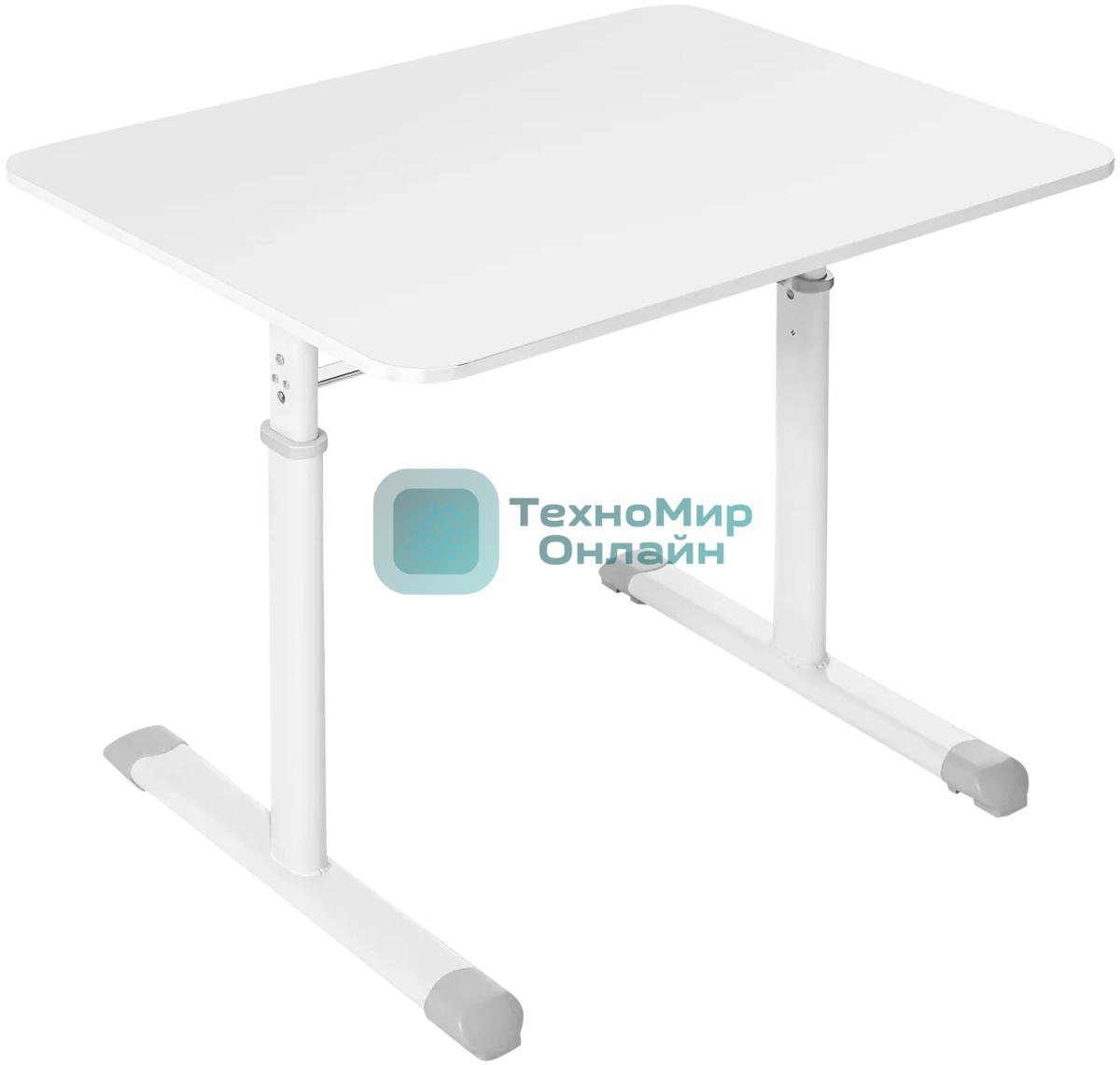 Стол офисный Defender Legend белый, 80x60 см, в63-86 см, ручной.