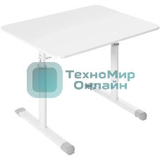 Стол офисный Defender Legend белый, 80x60 см, в63-86 см, ручной.