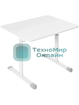 Стол офисный Defender Legend белый, 80x60 см, в63-86 см, ручной.