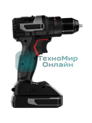 Дрель-шуруповерт Deli DE-CZ20-1D2, 20 В, 2 Ач, 70 Нм, бесщеточный, ударный