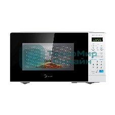 Микроволновая печь Midea EM719M2Z-W белый, 19 л, 700 Вт, переключатели - сенсор