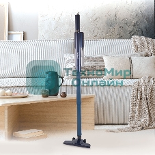 Пылесос вертикальный Endever SkyClean VC-298 темно-синий, питание от сети, 450 Вт, уборка сухая, пылесборник 0.5 л