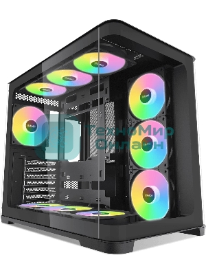 Корпус SAMA V60, Midi-Tower, чёрный, 7 x 120 мм