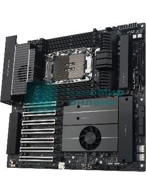 Серверная материнская плата ASUS PRO WS W890E-SAGE SE, LGA 4710-2, Intel W890, 8xDDR5, 4xSATA, 4xM.2, 7xPCIe 5.0 x16, 1xVGA, 2x10Gb LAN, IPMI, 2xUSB-C 40Gbps (USB4 / Gen3x2), 6xUSB-A 10Gbps, 2x3.5 мм, 7.1, EEB