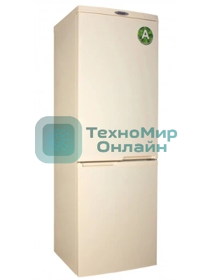 Холодильник DON R-290 BE бежевый мрамор двухкамерный 209/101л морозилка снизу