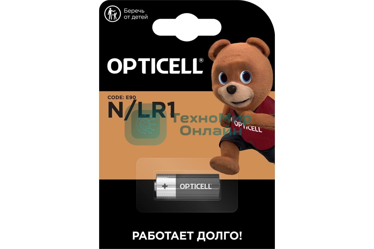 Элемент питания алкалиновый N/LR1 1.5В (блист.1шт) Specialty Opticell 5070003