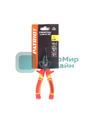 Длинногубцы диэлектрические РATRIOT PLN 160 D, 1000 V, Cr-V, 160 мм