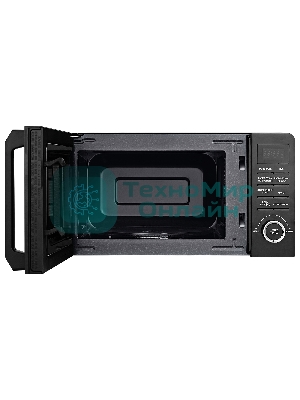 Микроволновая печь BBK 20MWS-723T/B черный, 20 л, 700 Вт, переключатели - кнопки, тактовый механизм