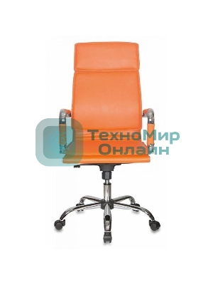 Кресло Бюрократ CH-993/orange оранжевый, экокожа