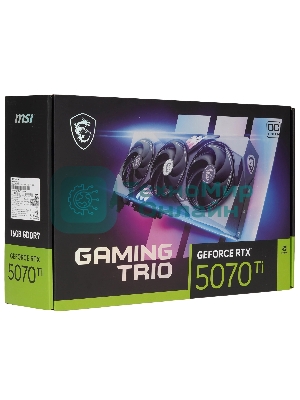 Видеокарта MSI RTX5070Ti GAMING TRIO OC 16Gb GDDR7 256bit 3xDP HDMI 3FAN RTL