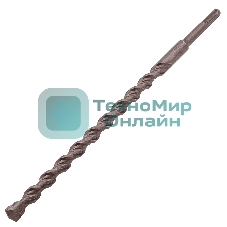 Бур по бетону Denzel двойная спираль, Cobalt W-tip, 16x310 мм, SDS PLUS