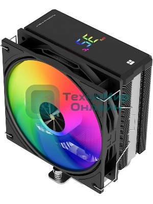 Кулер для процессора Thermalright Assassin X 120 R Digital ARGB Black (4-pin PWM, 151mm, Al/Cu, 4x6mm, ARGB, 1x120mm, 70.84CFM, 29.8dBA, 2000RPM, S: 1851/1700/1200/115X, AM5/AM4, black)