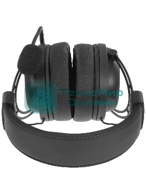 Гарнитура игровая T-LINE Haze, провод 2м, черный (64760)