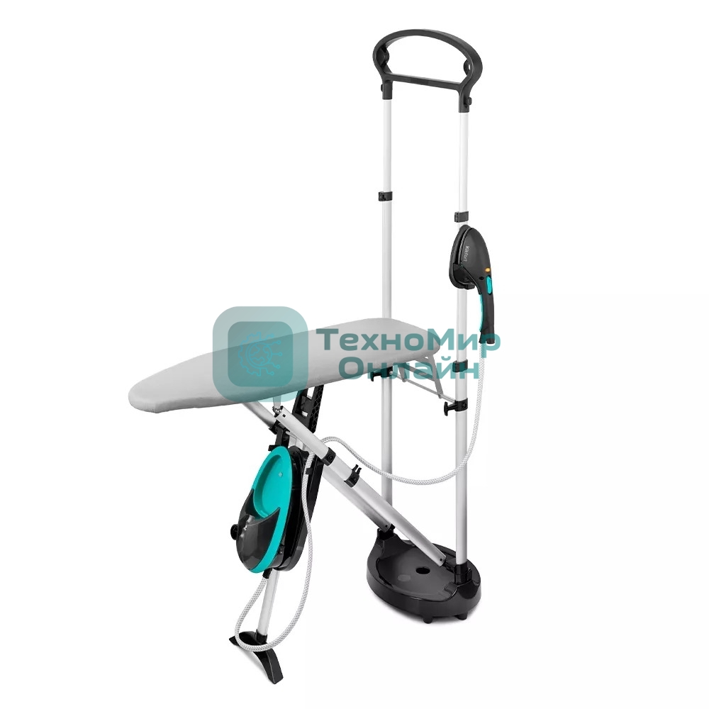 Гладильная система Kitfort КТ-992-2 1200Вт черный/бирюзовый