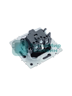 Розетка 1-местная IEK BRITE РС14-1-0-БрЧ (BR-R14-16-K02) с заземлением, с защитными шторками, 16А, черный