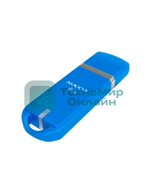 Флешка USB Maxvi P3 8Gb USB 2.0 sky blue, монолит с колпачком, ABS пластик