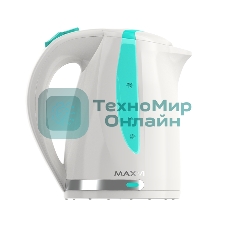Чайник электрический Maxvi KE1701P белый/зеленый