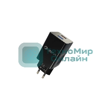 Сетевое зарядное устройство MORE CHOICE (4620202550286) NC69i 2USB 3.0A QC3.0 быстрая зарядка для Lighting 8-pin черный