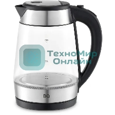 Чайник электрический BQ KT1738G черный/стальной