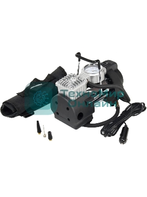 Компрессор STARWIND CC-240 Максимальный ток потребления 15 A. Максимальное давление, атм.10.2. Напряжение питания 12 В. Производительность 35 л/мин. Длина шланга 0.75 м. Длина провода питания 3 м.