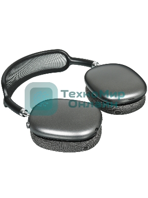 Беспроводные/проводные наушники Borofone BO35 серый космос, накладные, Bluetooth + проводной