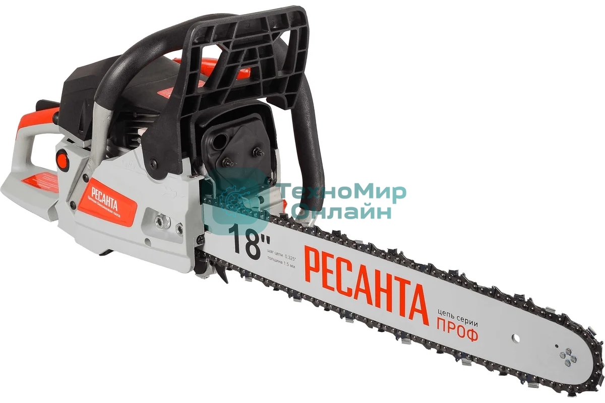 Бензопила Ресанта БП-4518 2300Вт 2.3 л.с. дл.шины:18