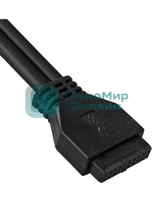 Планка USB на переднюю панель ExeGate U5H-615, 5,25