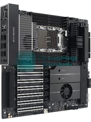 Серверная материнская плата ASUS PRO WS W890E-SAGE SE, LGA 4710-2, Intel W890, 8xDDR5, 4xSATA, 4xM.2, 7xPCIe 5.0 x16, 1xVGA, 2x10Gb LAN, IPMI, 2xUSB-C 40Gbps (USB4 / Gen3x2), 6xUSB-A 10Gbps, 2x3.5 мм, 7.1, EEB