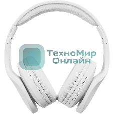 Беспроводные/проводные наушники Digma BT-17 белый, накладные, Bluetooth + проводной, складная конструкция, до 10 ч