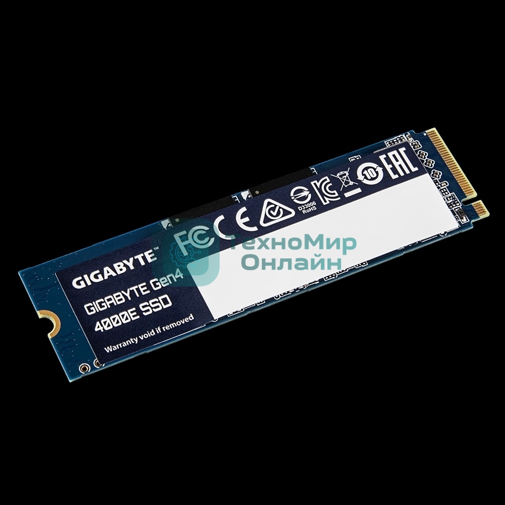 Накопитель SSD Gigabyte 4000E (G440E500G), 500Gb, PCIe 4.0 x4, M.2 2280, NVMe, R/W 3600/3000