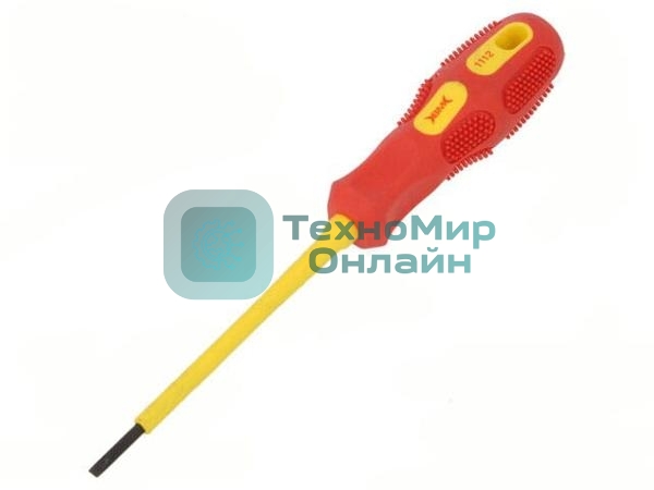 Отвертка шлицевая диэлектрическая 2.5х75мм BM BM-1112