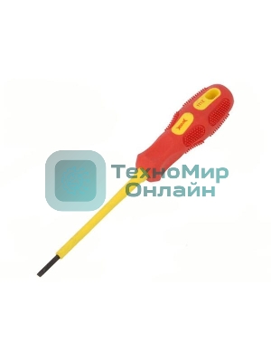 Отвертка шлицевая диэлектрическая 2.5х75мм BM BM-1112