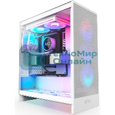 Система жидкостного охлаждения для ПК/Water Cooling System NZXT Kraken Elite 280 RGb (250W, 280мм, LED temp., белый/Fans: 2x140мм, 98.61CFM, 34.5dBA, 2000RPM/Pump height 65мм, 2800RPM, Rad thickness 27мм/S: 1851, 1700, 1200, 115X, AM5, AM4)