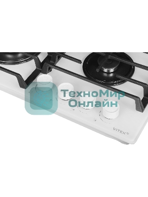 Газовая варочная панель Vitek VGH 6420 WG стекло белое