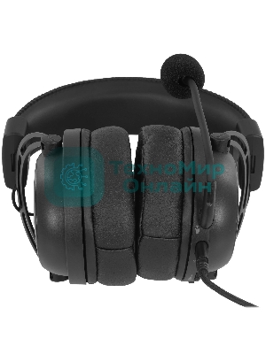 Гарнитура игровая T-LINE Haze, провод 2м, черный (64760)